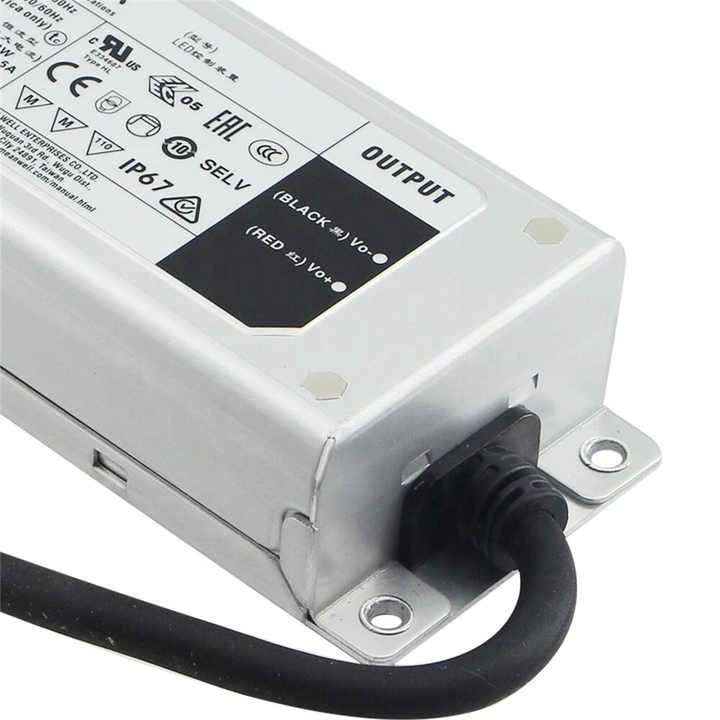 Constant Power LED Driver IP67 Waterproof Power Supply for High Bay and Outdoor Lighting